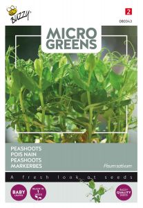 Buzzy Microgreens, Peashoots