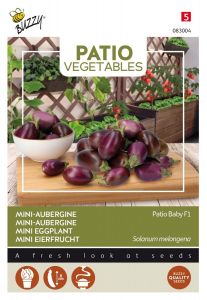 Buzzy Patio Veggies, Aubergine Patio Baby F1