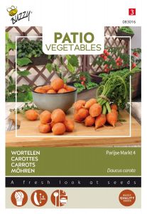 Buzzy Patio Veggies, Wortel Parijse Markt