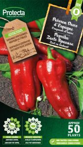 Paprika Zoete Spaanse - Protecta Traditionele Reproduceerbare Autenthentieke Zaden